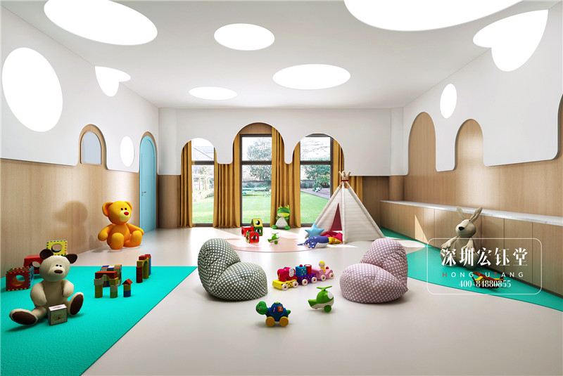 鄭州維貝尼連鎖早教教室裝修設(shè)計效果圖
