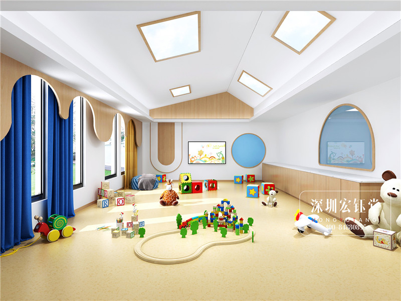 鄭州維貝尼連鎖早教教室裝修設(shè)計效果圖