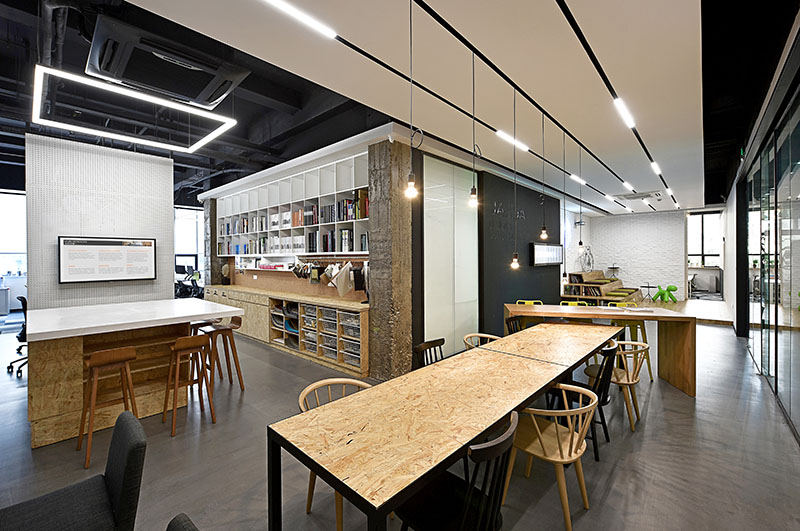 靈感空間設計公司辦公室裝修設計實景圖