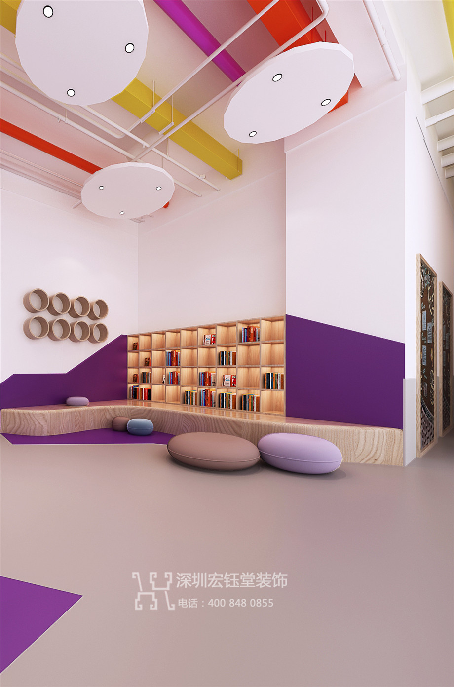 菲亞國際幼稚園走廊裝修設(shè)計(jì)圖