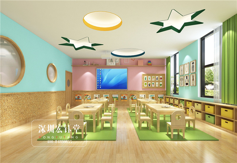 鄭州白沙星光貝迪幼兒園教室裝修設(shè)計(jì)方案