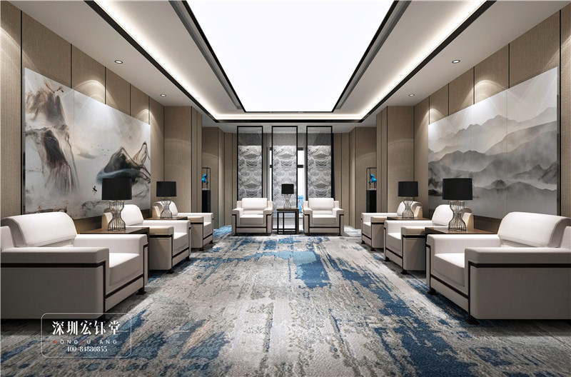 周口農(nóng)商銀行VIP接待室裝修設(shè)計(jì)圖