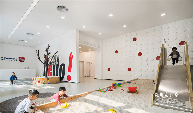 Windsor雙語(yǔ)幼兒園大廳游戲區(qū)裝修設(shè)計(jì)方案 Windsor雙語(yǔ)幼兒園大廳游戲區(qū)裝修設(shè)計(jì)方案