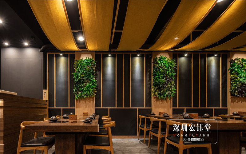 海味日式禪風(fēng)火鍋店用餐區(qū)裝修設(shè)計(jì)方案 海味日式禪風(fēng)火鍋店用餐區(qū)裝修設(shè)計(jì)方案