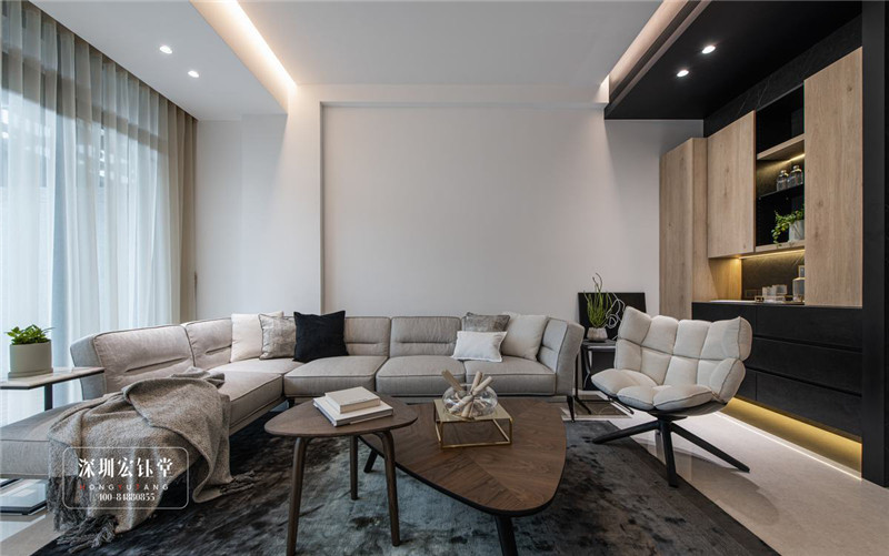 鄭州現代風三層獨棟別墅裝修設計案例