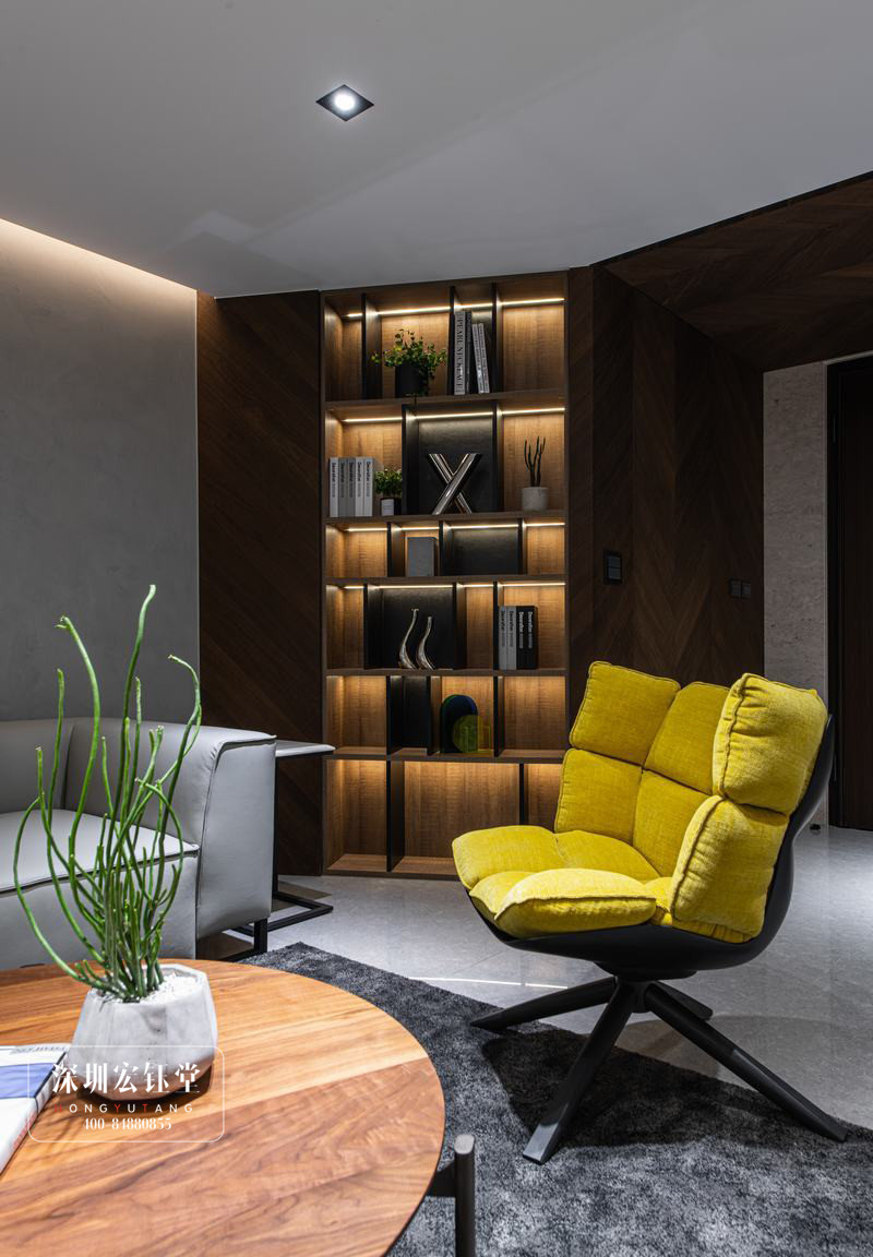 鄭州現代風三層獨棟別墅室內裝修設計方案