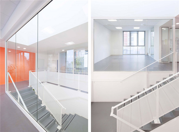 靈動且雅致的法國復合教育機構樓梯裝修設計方案