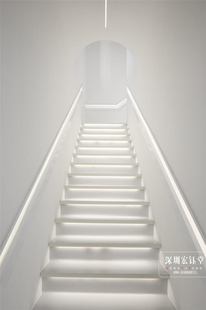 M親子閱讀館樓梯裝修設計方案