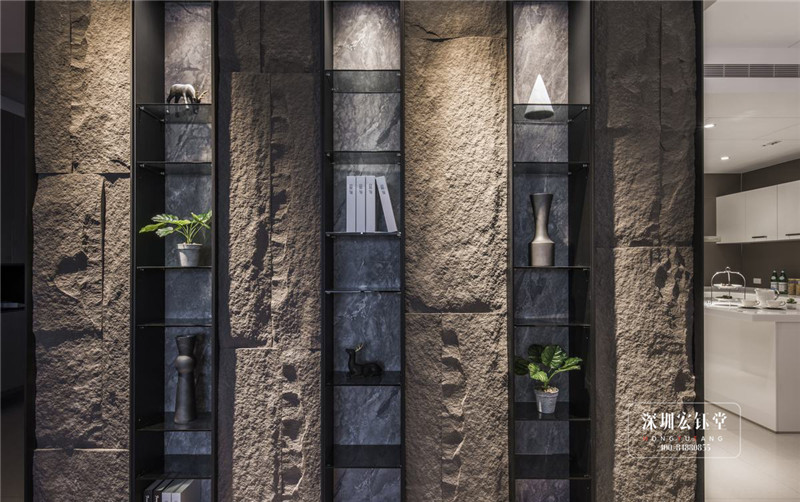 鄭州280平現代禪意萬公館別墅玄關裝修設計方案 鄭州280平現代禪意萬公館別墅玄關裝修設計方案