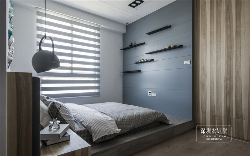 鄭州280平現代禪意萬公館別墅次臥裝修設計方案 鄭州280平現代禪意萬公館別墅次臥裝修設計方案