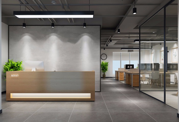 鄭州專業辦公室裝修前臺