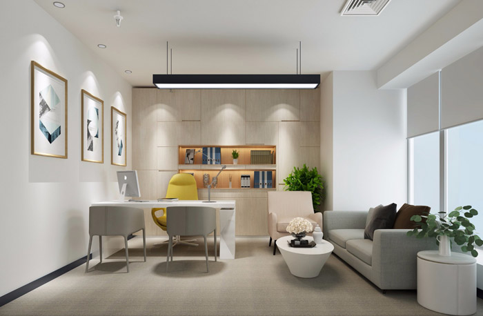 鄭州專業辦公室裝修總經理室