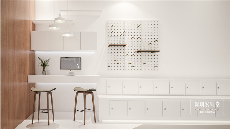 鄭州ONE+室內蹦極館休閑區裝修設計圖