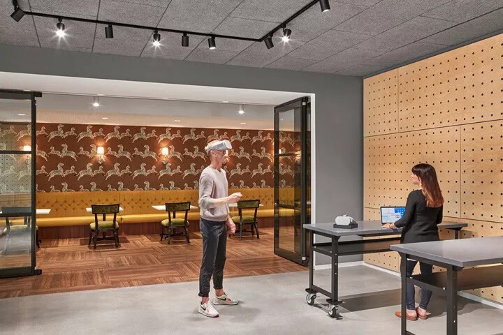 電商總部辦公室裝修設計圖