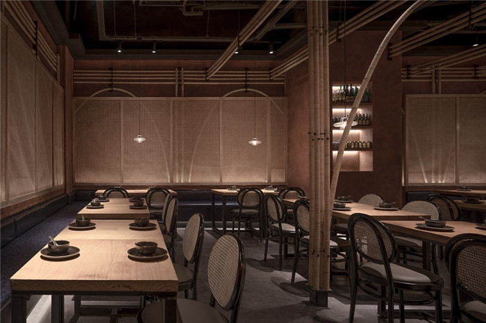 小型特色餐飲設計推薦：十三式重慶江湖菜餐廳裝修方案