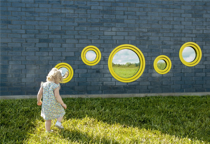 靈活治愈系的國外特殊兒童公立學校外墻裝修設計