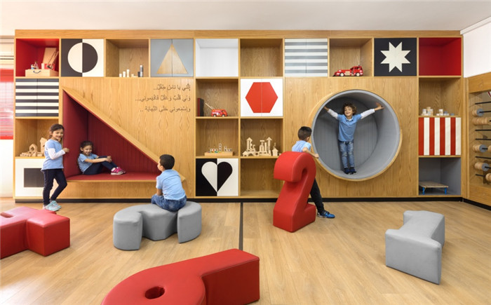 充滿想象力和創造力的創意以色列小學活動區裝修設計 充滿想象力和創造力的創意以色列小學活動區裝修設計
