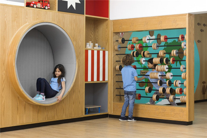 充滿想象力和創造力的創意以色列小學活動區裝修設計 充滿想象力和創造力的創意以色列小學活動區裝修設計