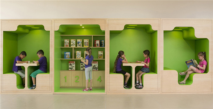 國外高端兒童芭蕾舞蹈幼兒園閱讀區(qū)裝修設(shè)計效果圖 國外高端兒童芭蕾舞蹈幼兒園閱讀區(qū)裝修設(shè)計效果圖