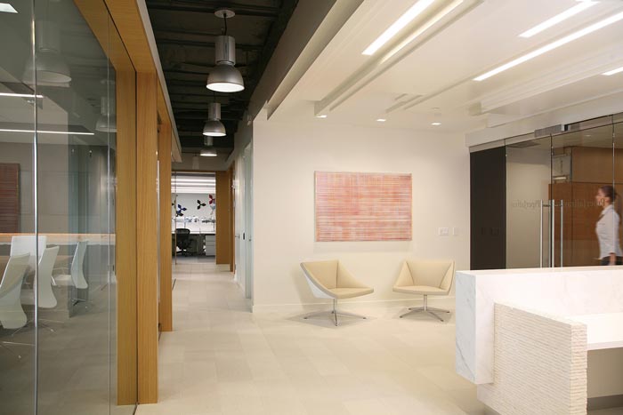 鄭州辦公室接待區裝修