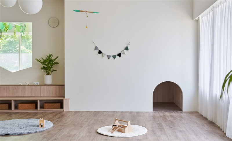 清新原木風你好親子早教托兒所裝修設計案例