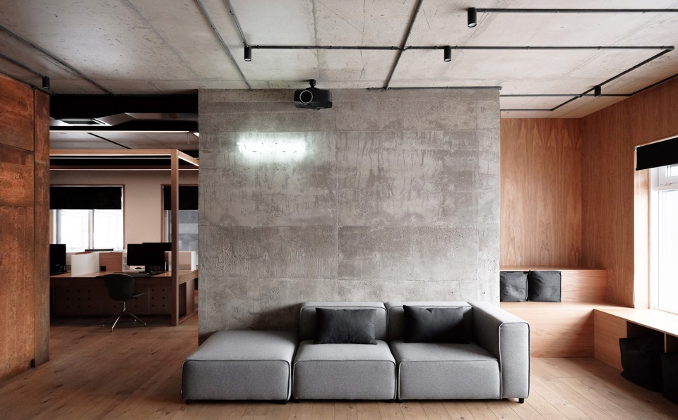 高科技工業(yè)辦公室接待區(qū)裝修設(shè)計