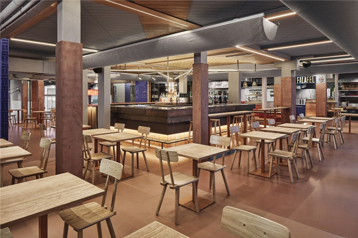 色彩繽紛活力無限的Foodhallen美食廣場裝修設計方案 色彩繽紛活力無限的Foodhallen美食廣場裝修設計方案