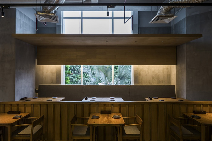 綠色環保披薩店裝修設計圖