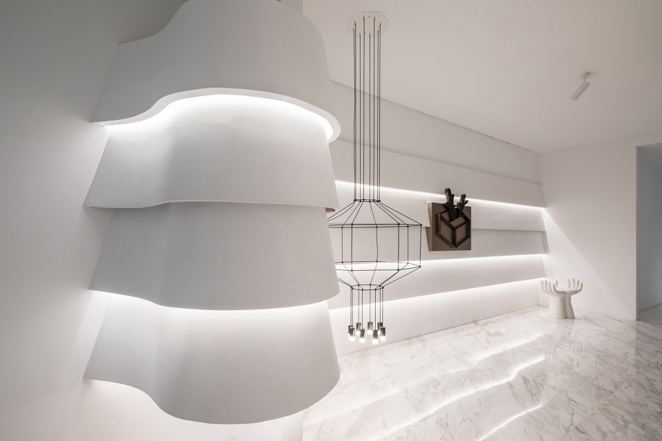 服裝辦公室前臺裝修設計效果圖