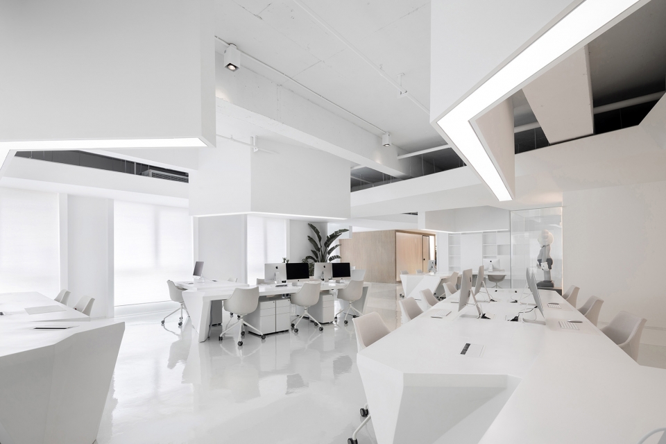 服裝辦公室辦公區裝修效果圖