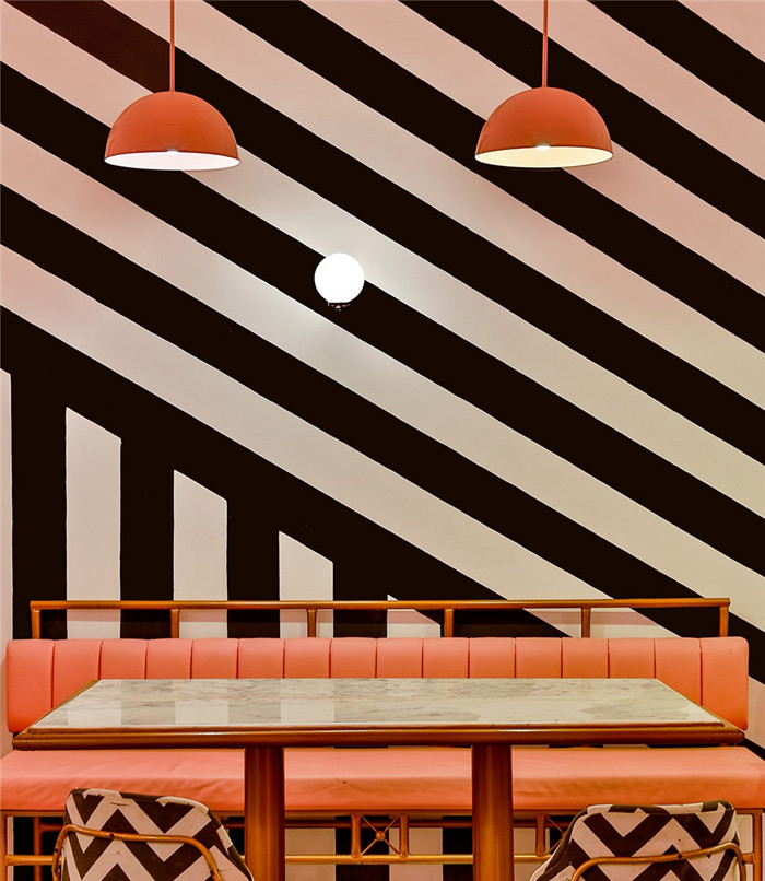 怪誕美學  印度粉紅斑馬特色藝術主題餐廳裝修設計方案 怪誕美學  印度粉紅斑馬特色藝術主題餐廳裝修設計方案