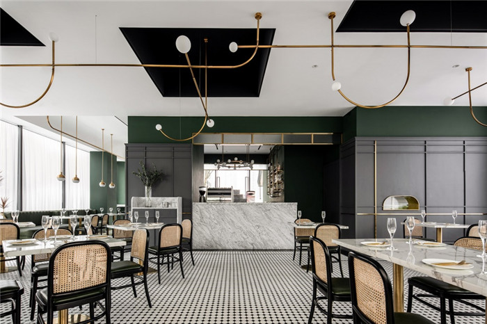 鄭州餐廳裝修公司宏鈺堂分享高檔西餐廳裝修設計案例