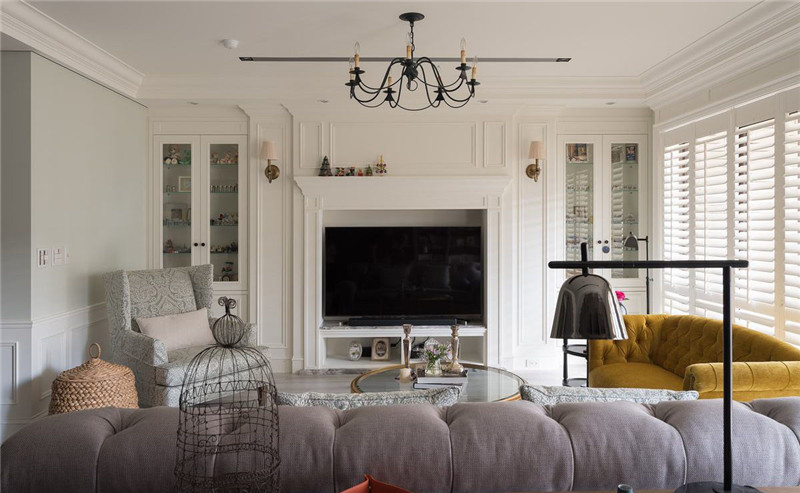 鄭州宏鈺堂專業別墅裝修公司-180平美式別墅大宅裝修實景圖