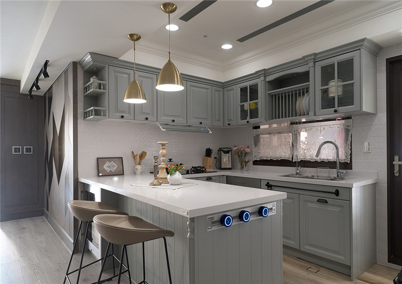 鄭州宏鈺堂專業別墅裝修公司-180平美式別墅大宅裝修實景圖