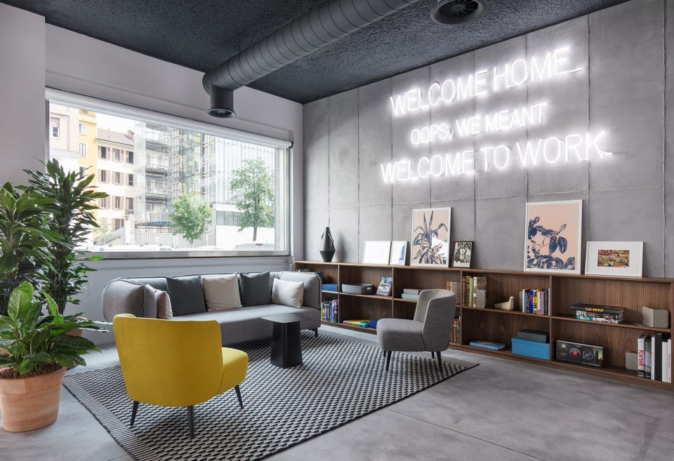 合作辦公室接待區裝修改造