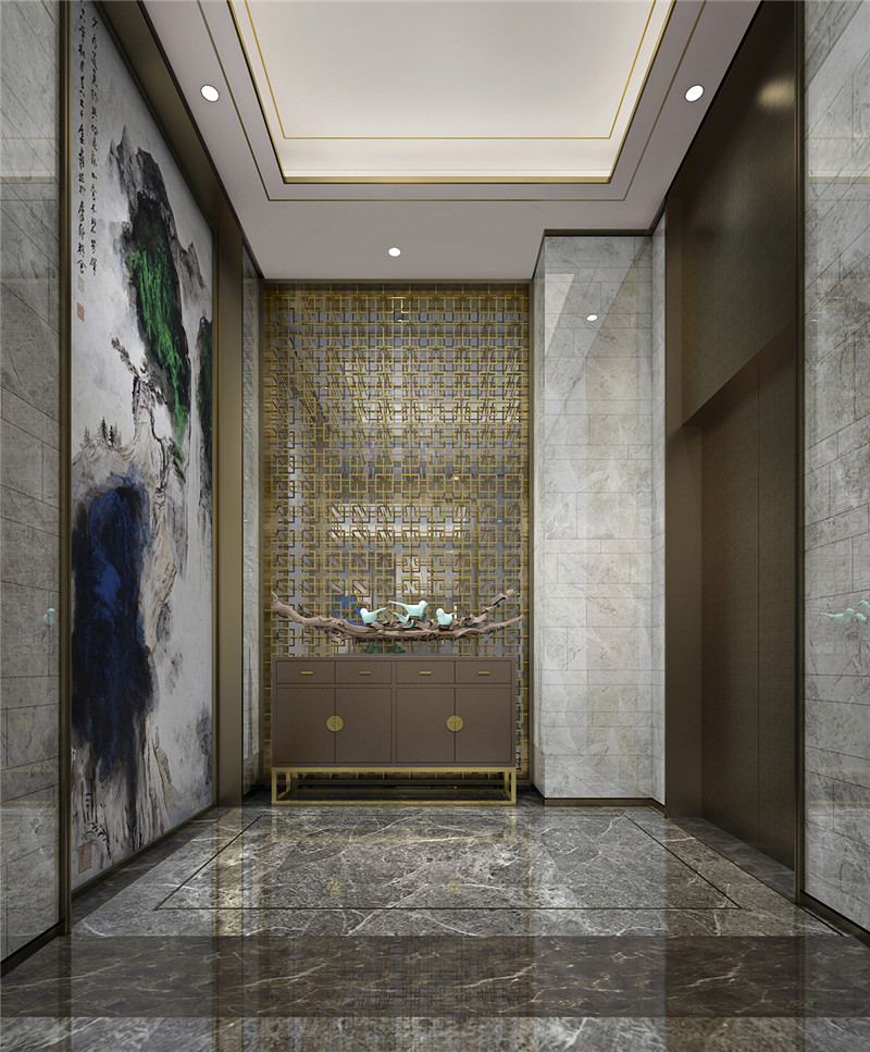 鄭州中式奢華辦公室裝修效果圖-宏鈺堂裝飾