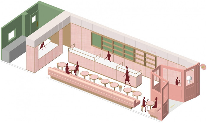 網紅咖啡廳裝修   Humble Pizza素食咖啡館裝修設計圖 網紅咖啡廳裝修   Humble Pizza素食咖啡館裝修設計圖