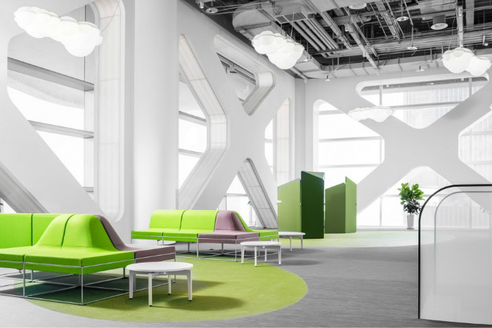 高科技時尚辦公室裝修設計圖