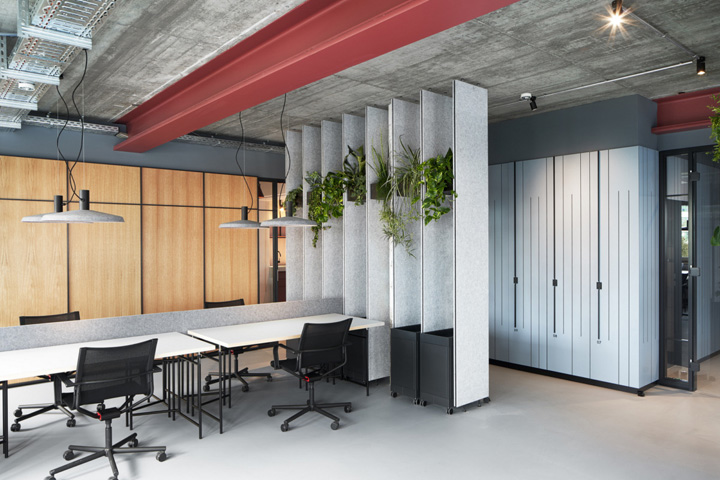 簡約工業風聯合辦公敞開區辦公裝修設計