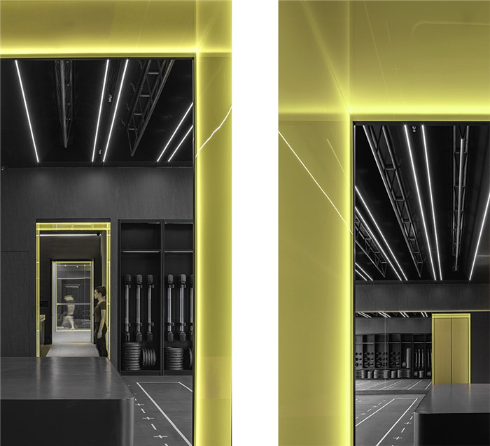 鄭州裝修公司宏鈺堂推薦先鋒創意健身房裝修設計圖