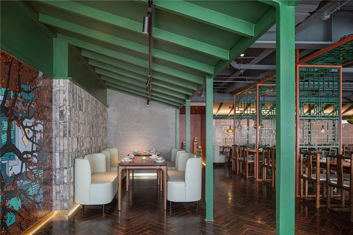 點卯小院兒新中式特色連鎖餐廳裝修設計實景圖 點卯小院兒新中式特色連鎖餐廳裝修設計實景圖