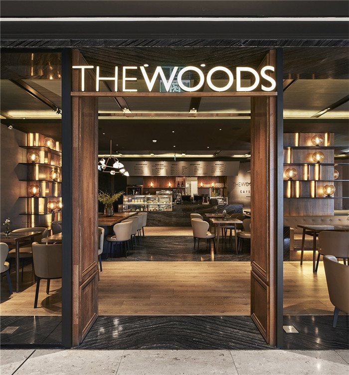 THE WOODS 咖啡+輕餐飲特色餐飲店面裝修設計 THE WOODS 咖啡+輕餐飲特色餐飲店面裝修設計