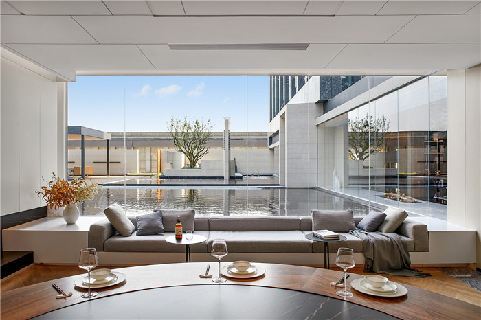 榮味-汀餐廳設計 現代雅致的高端餐飲會所包房裝修設計方案 榮味-汀餐廳設計 現代雅致的高端餐飲會所包房裝修設計方案