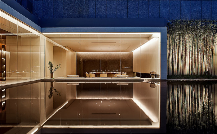 榮味-汀餐廳設計 現代雅致的高端餐飲會所裝修設計方案 榮味-汀餐廳設計 現代雅致的高端餐飲會所裝修設計方案