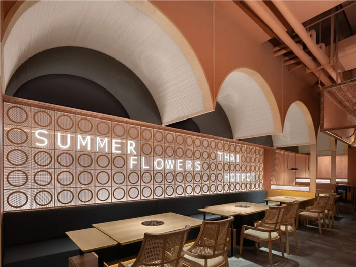 時下最流行的火鍋店裝修設計案例推薦：生如夏花