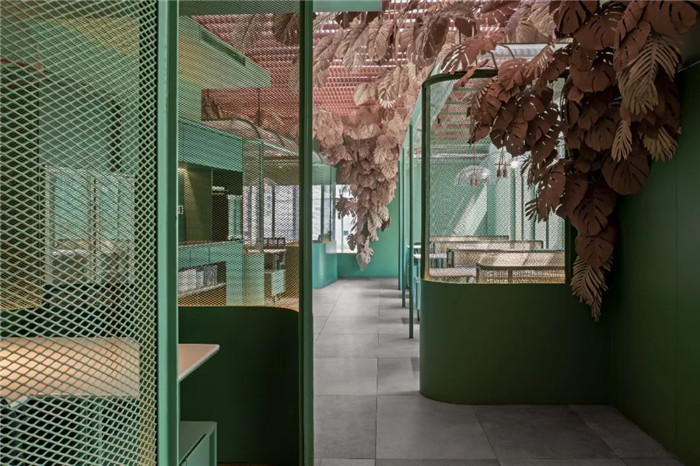 薄荷綠色系清新自然的特色火鍋店裝修設(shè)計(jì)實(shí)景圖 薄荷綠色系清新自然的特色火鍋店裝修設(shè)計(jì)實(shí)景圖