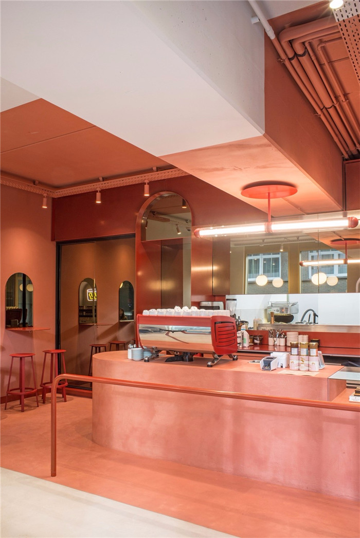 鄭州裝修公司宏鈺堂推薦國外極簡風咖啡廳設計方案