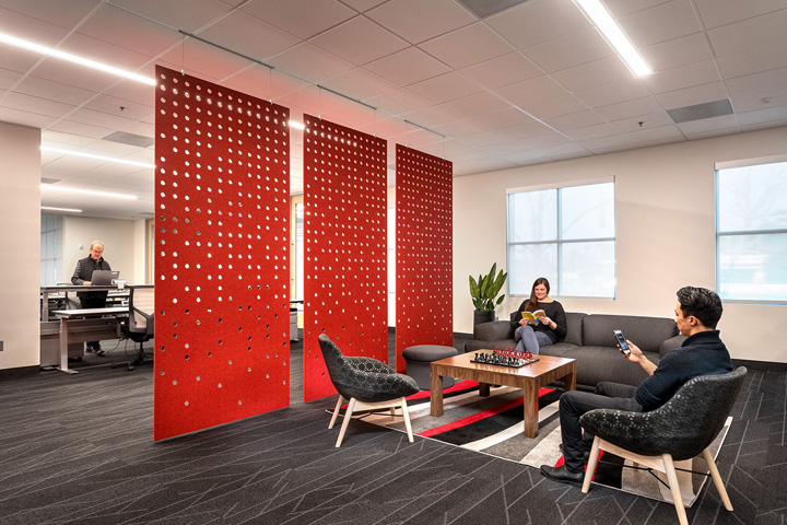 科技感與溫馨兼具的豐田研究中心辦公室休閑區裝修設計方案