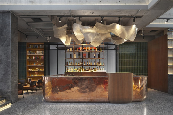 設計感極強的簡約工業風高端餐飲店面裝修設計方案 設計感極強的簡約工業風高端餐飲店面裝修設計方案