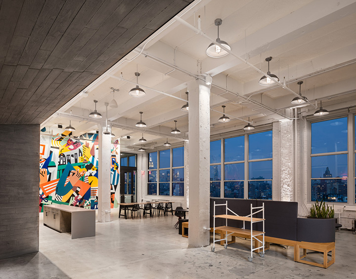 老廠房改辦公  Adidas紐約辦公樓敞開辦公區裝修設計方案 老廠房改辦公  Adidas紐約辦公樓敞開辦公區裝修設計方案